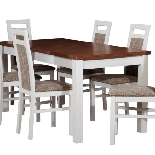 Zestaw stół i krzesła | SRT-4 , 6xK13