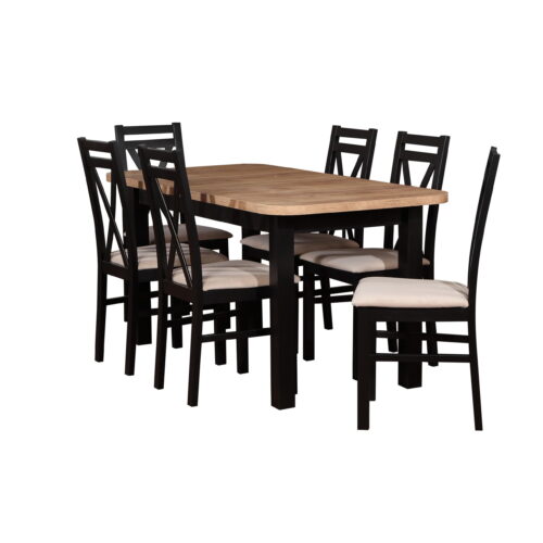 Zestaw stół i krzesła | ST-2 , 6xK4