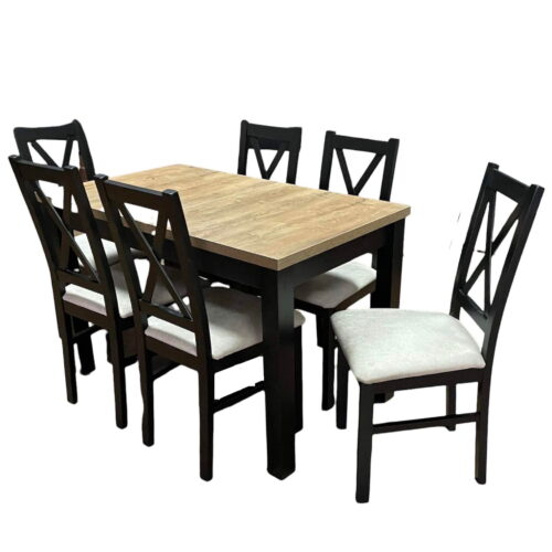 Zestaw stół i krzesła | ST-8 , 6xK3