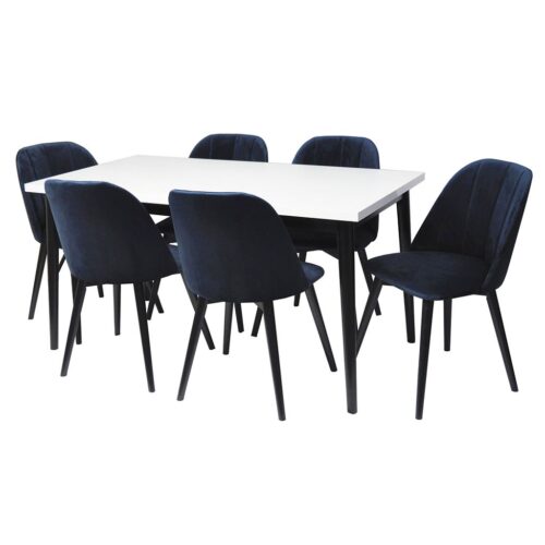 Zestaw stół i krzesła | ST 6xMaia I