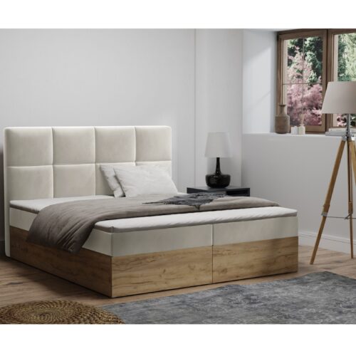 Łóżko kontynentalne drewniane Madi | 3