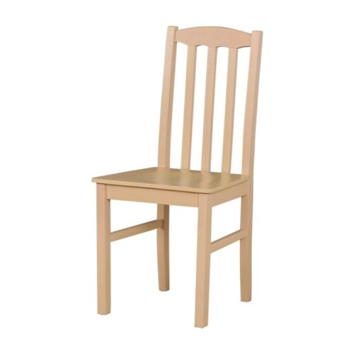 Krzesło z drewnianym siedziskiem | B12