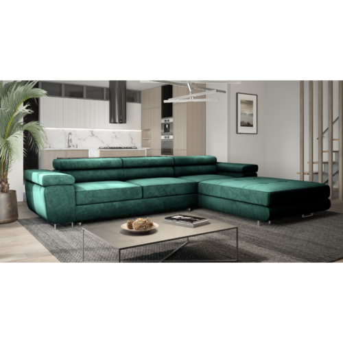 Narożnik Antos Mini z regulowanymi zagłówkami | 275 cm