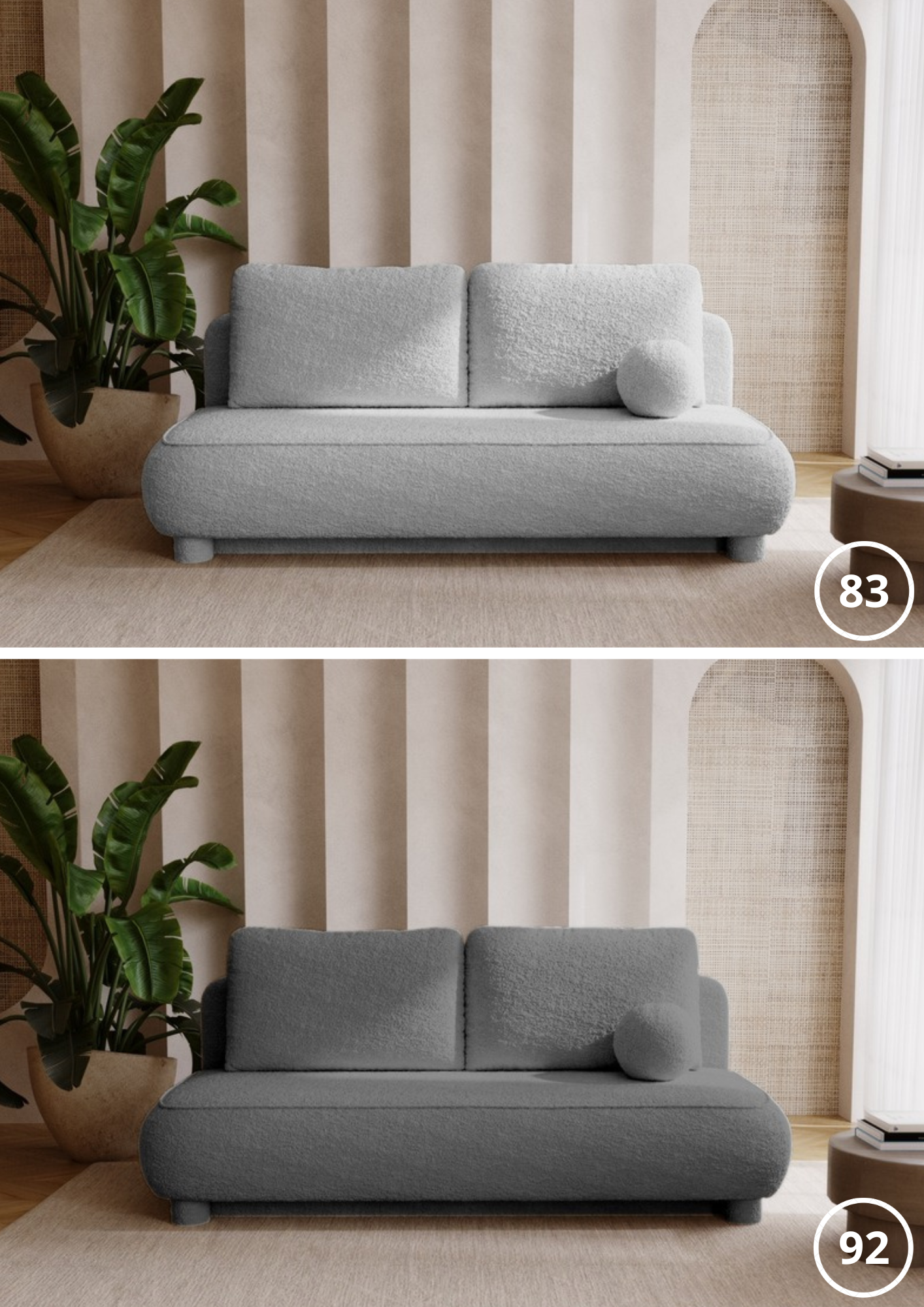 sofa rozkładana bez boków