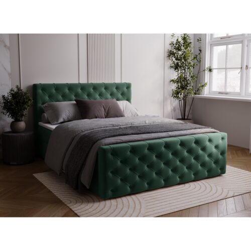 Łóżko kontynentalne chesterfield | Manchester
