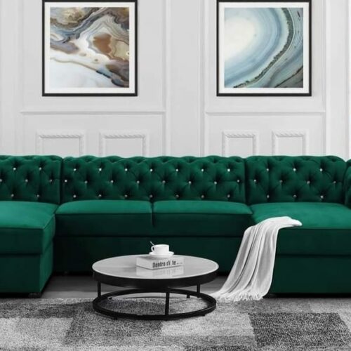 Narożnik Chesterfield U | 350 cm