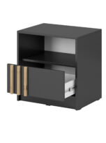 Piaski 25 03 31 Nelly stolik nocny grafit artisan otwarte biale tlo