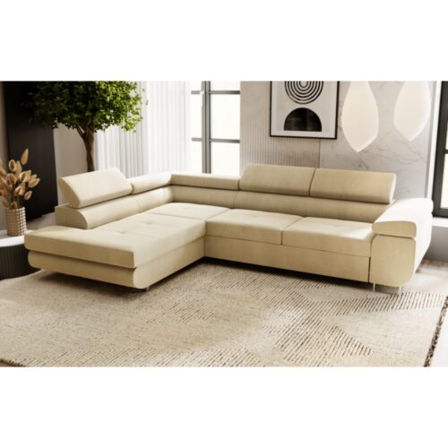 Narożnik Antos z ruchomymi zagłówkami | Monolith 04 L